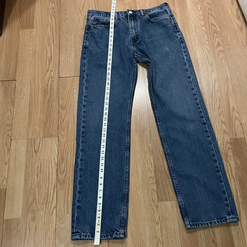 Levi's 505 Men’s 33x34 (32x33) Straight Fit Jeans Medium Blue Denim Classic
